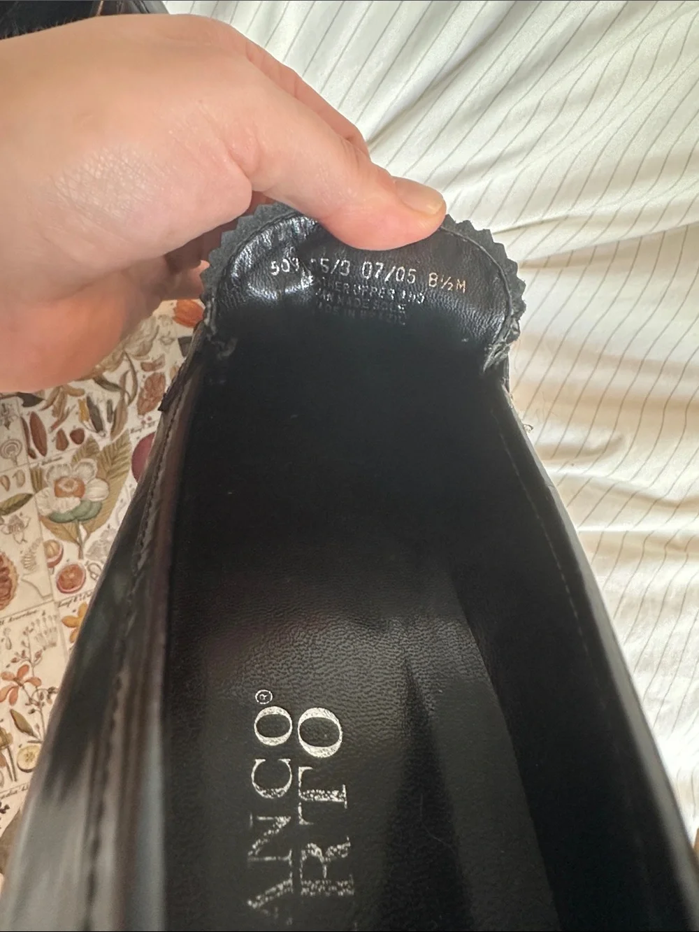Franco Sarto - Black Tassel Leather Loafers - 8.5